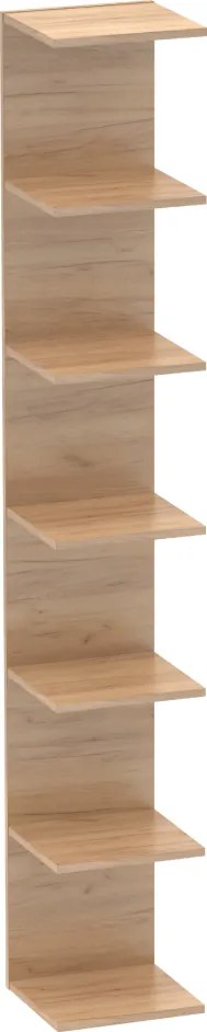 Fali polc, artisan tölgy, DORNA