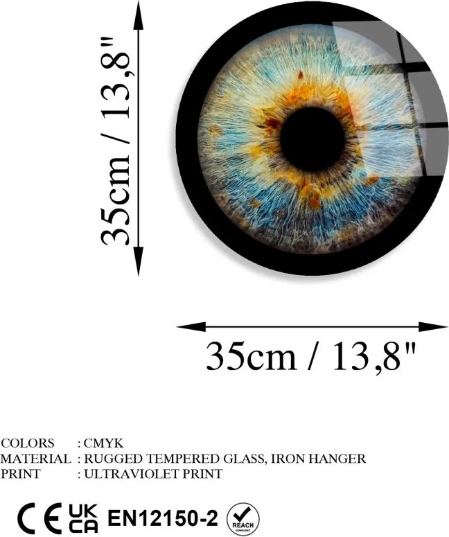 Üvegkép, Ø30 cm – UV-1158