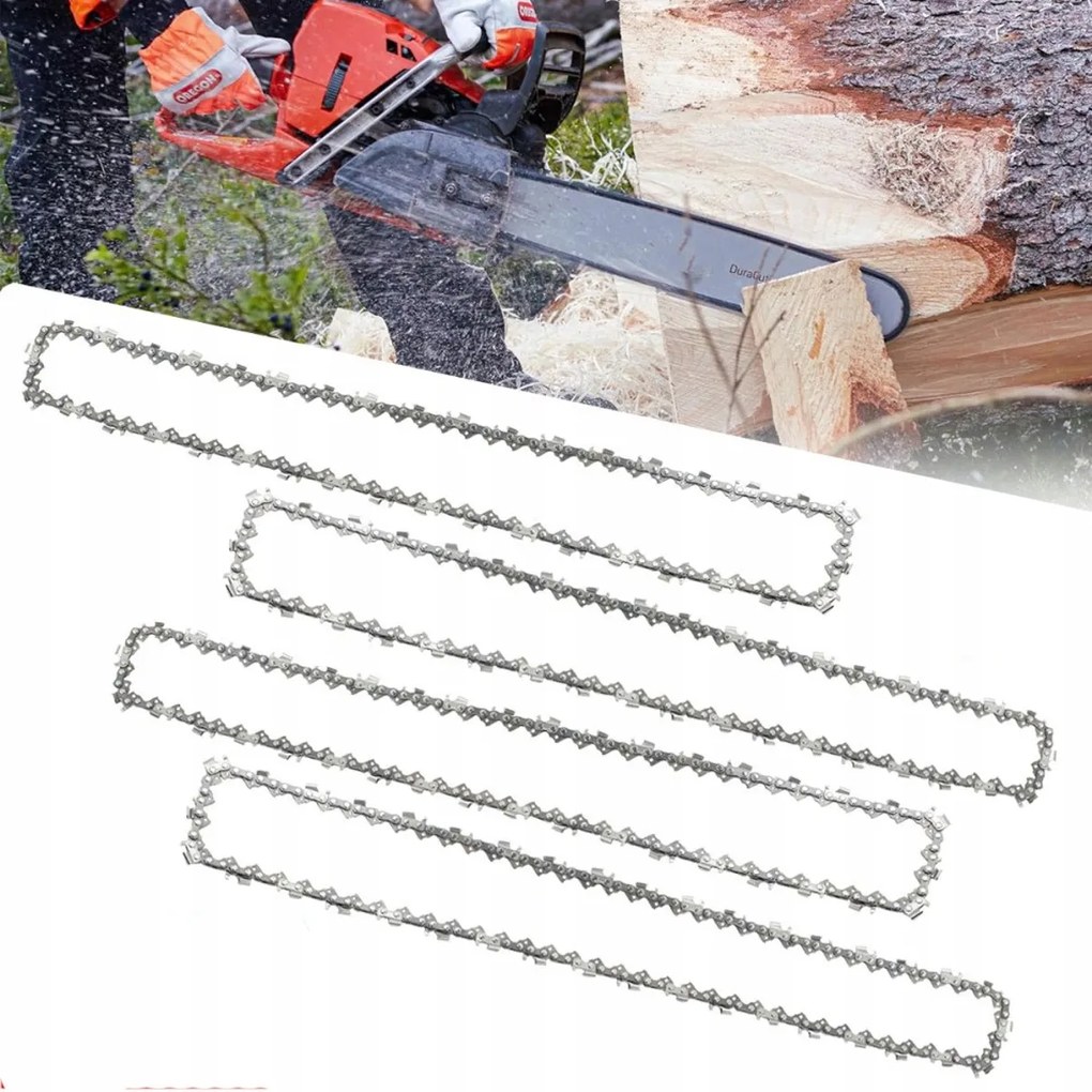 4DB Vágólánc Fűrészgéphez 18" 45cm 325 1,5 72 Husvarna Fűrészcellák