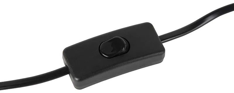 Retro asztali lámpa fekete bronzzal - Milou