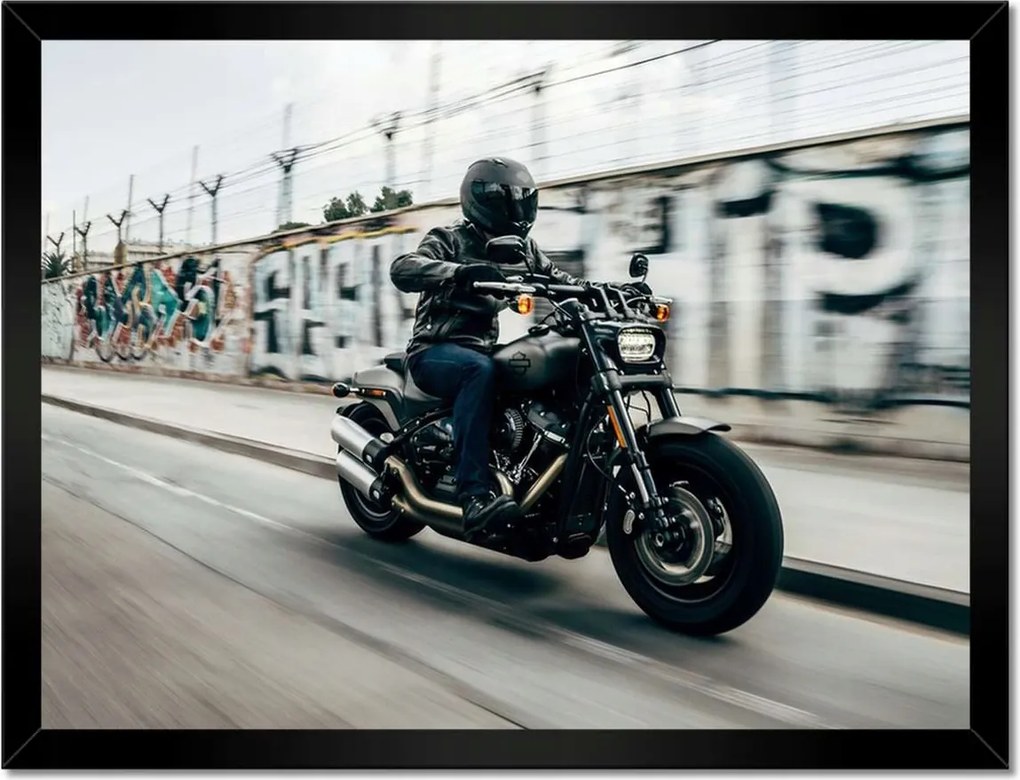 Poszterek keretben 40x30 Harley Davidson Motorkerékpár