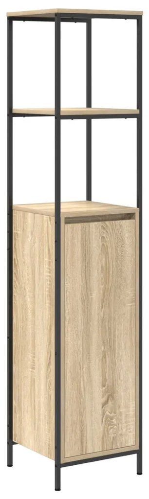 Fürdőszoba bútor szett 5 pcs Bézs 76.5 x 35 x 95 cm Faanyag