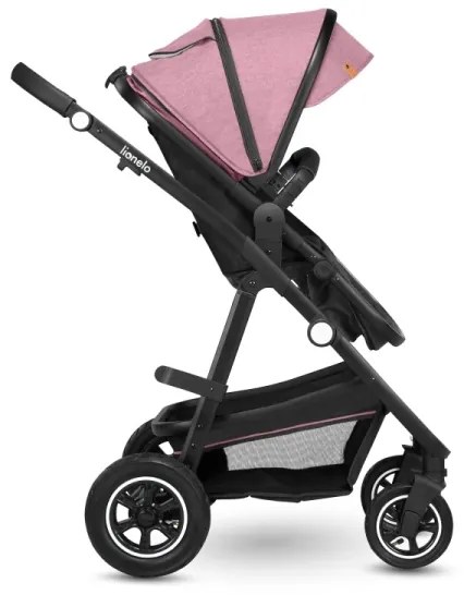 Lionelo - AMBER 2 az 1-ben kombinált babakocsi Pink Rose