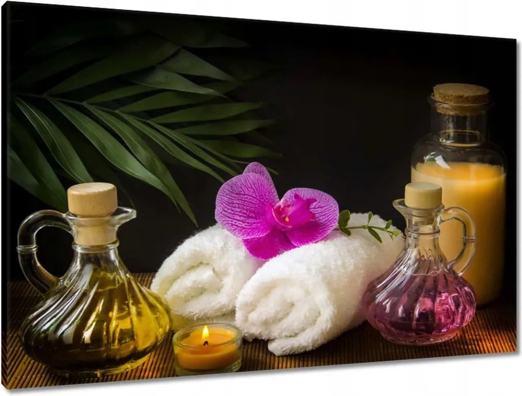 Vászonkép 90x60 Spa Wellness Relaxáció Víz