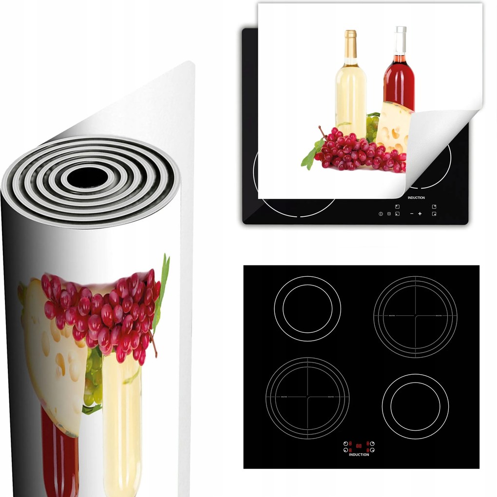 Tűzhelyvédő Szőnyeg Több Hely 60x52 Bor fehér