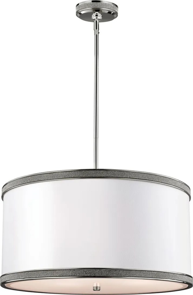 Feiss glamour modern függeszték pave polírozott nikkel elsfe-pave-p-m