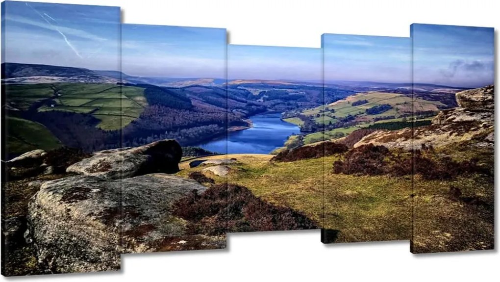 Festmények 150x80 Hegyi táj