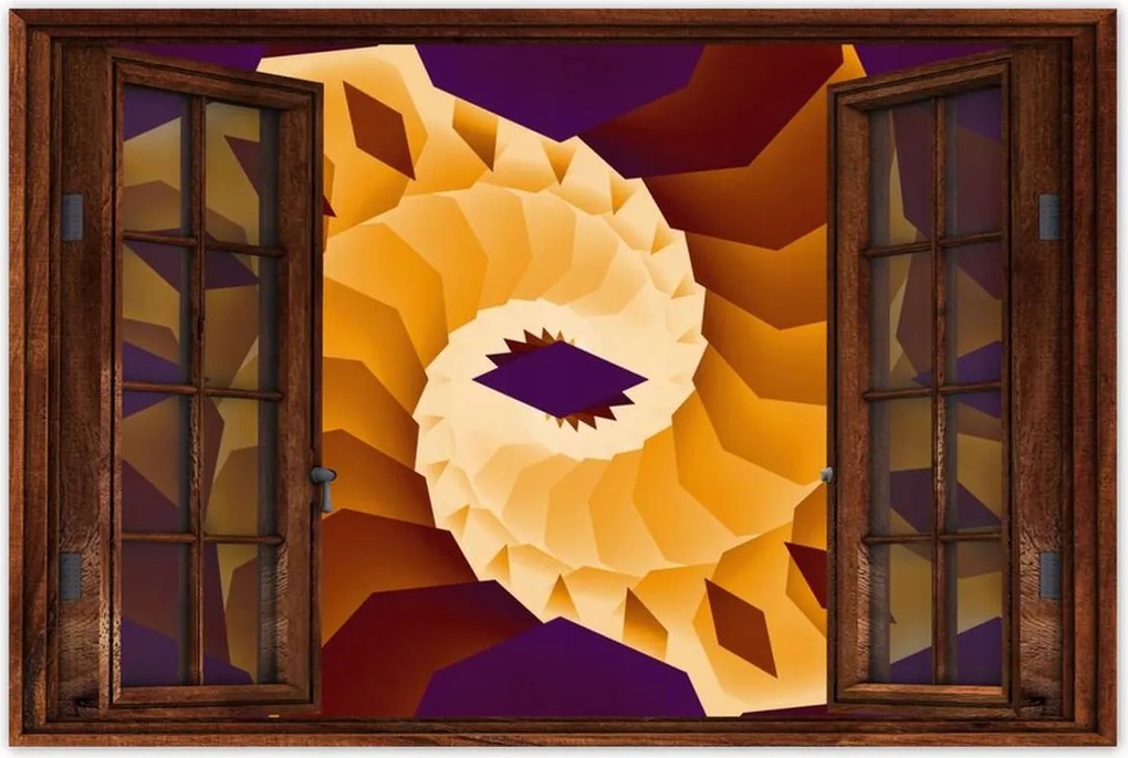 Poszterek 60x40 Forgó geometria