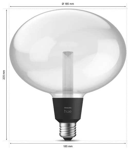 LED Dimmelhető izzó Philips Hue WACA E27/6,5W/230V 2000-6500K
