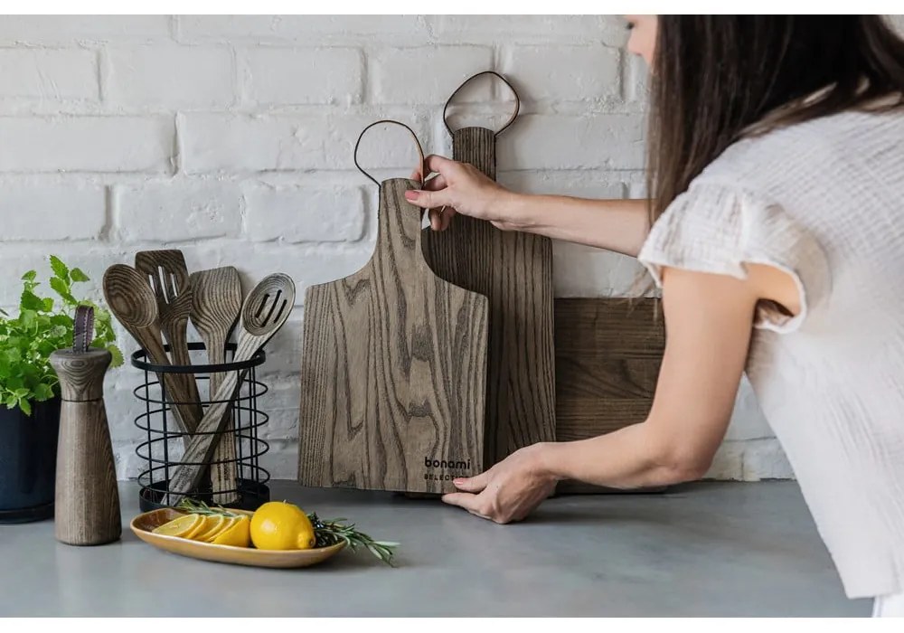 Fa szervírozó vágódeszka 33 x 23 cm Rustic – Bonami Selection
