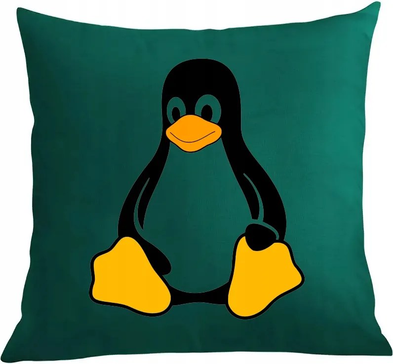 Párna párnahuzat Linux pingvin programozó