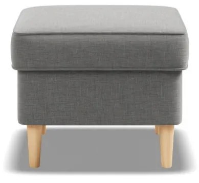 Uszak lábtartó, fonott, szürke