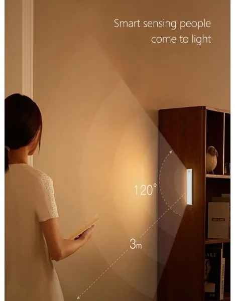 LED Pultmegvilágító CABINET-4 PIR érzékelővel LED/1,5W/230V 1100mAh 4000K