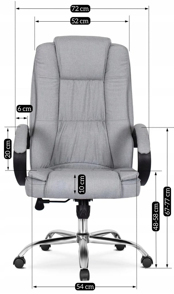 Irodai Forgószék Szürke Színben. CADI