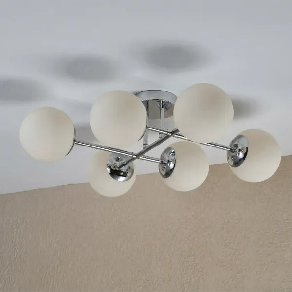 Brilagi - Felületre szerelhető csillár MALONY 6xE14/20W/230V fényes króm