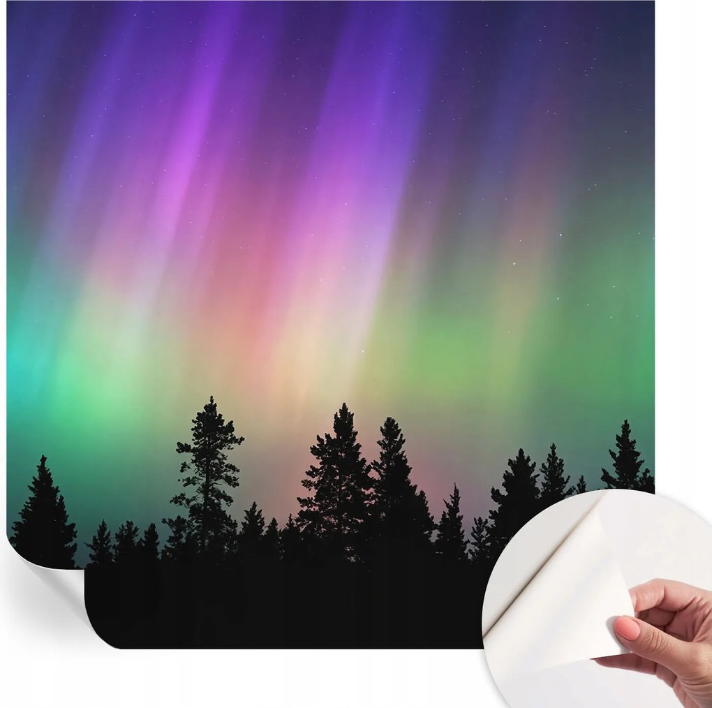 Öntapadós tapéta Divatos 3D fali ragasztóval Varázslatos égbolt 250x250 cm