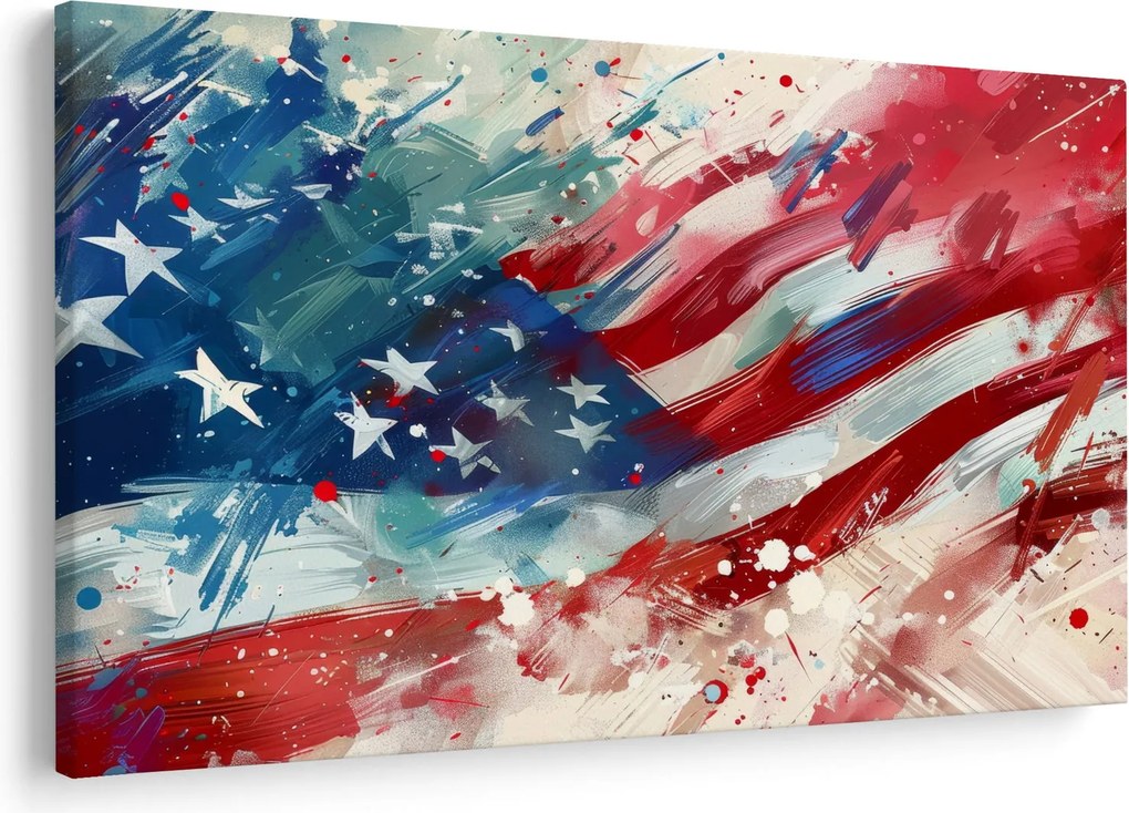 Kép - Az USA zászlaja (90x60 cm)