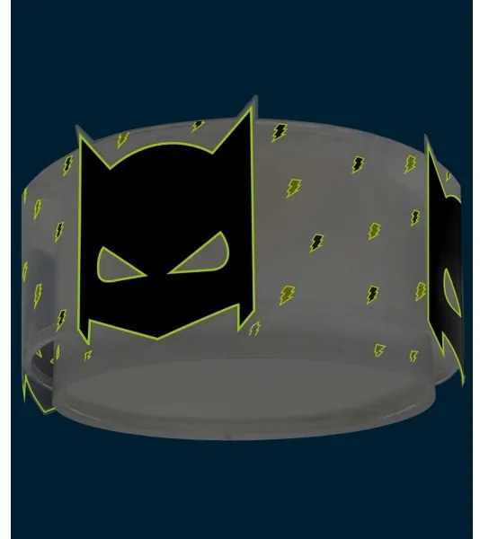 Dalber 61806 - Gyerek mennyezeti lámpa DARK HERO 2xE27/15W/230V