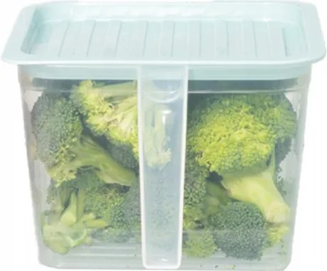 1,4 l-es nyéllel ellátott edény élelmiszer tárolására a konyhában