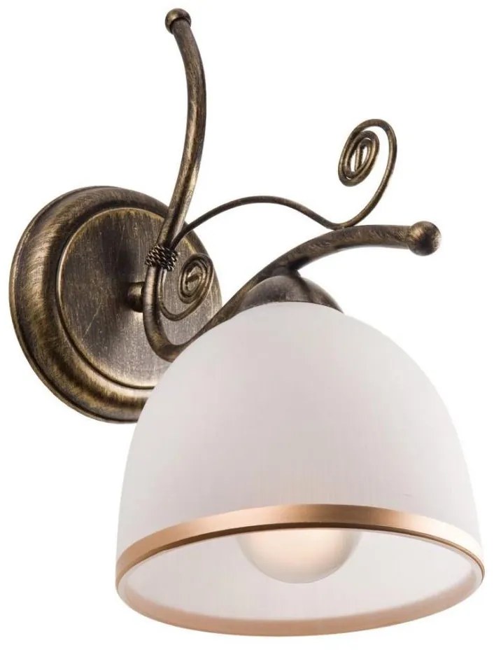 Fali lámpa RETRO II 1xE27/60W/230V arany patinás