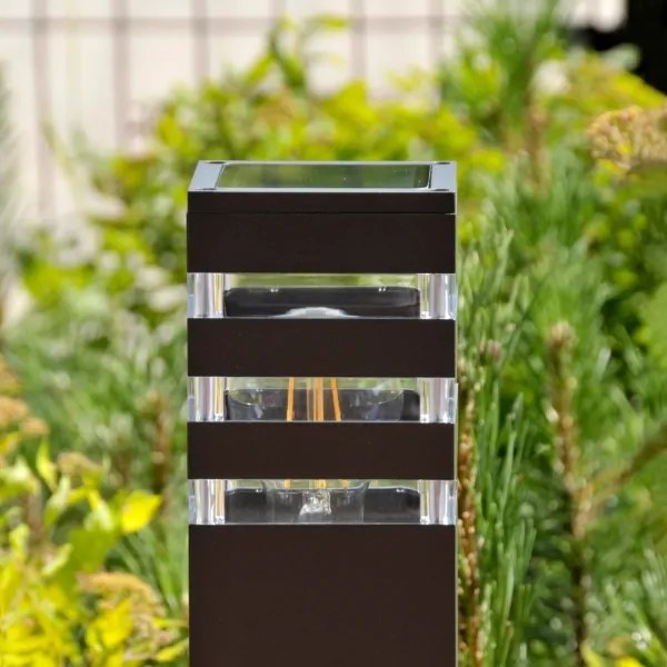 Kültéri lámpa TEKSAS 1xE27/12W/230V IP44 74 cm antracit