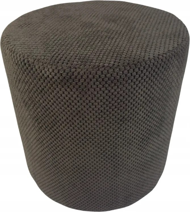 Zefir dot kerek puff Bronz