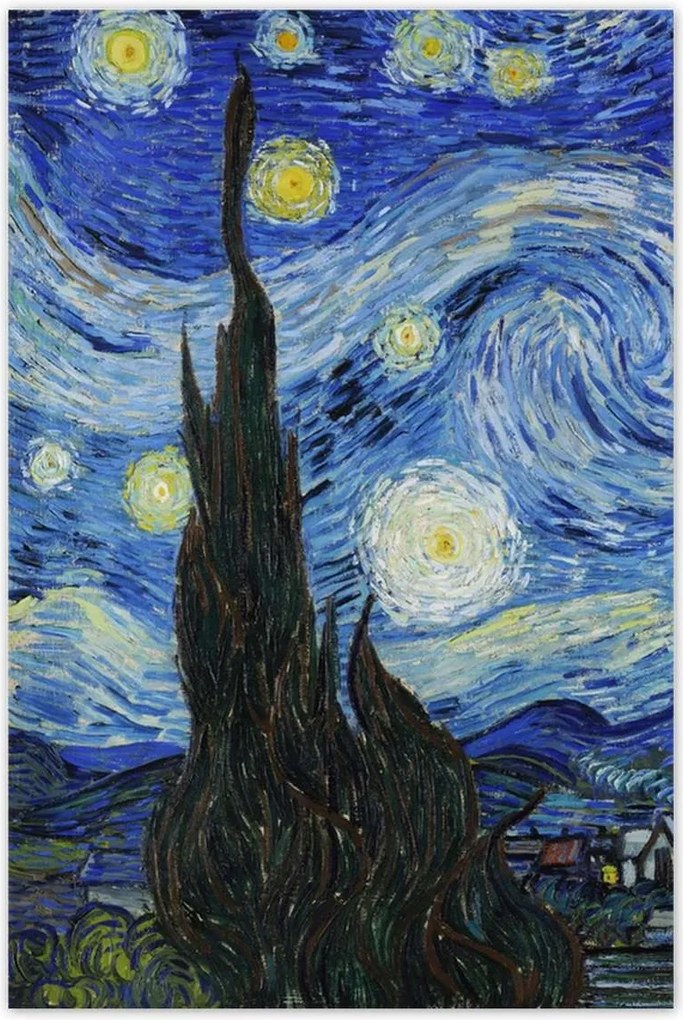 Poszterek 80x120 Van Gogh Csillagos éj