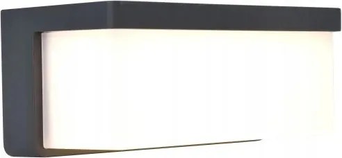 Kültéri kerti homlokzati Led napelemes fali lámpa 3000K Lutec