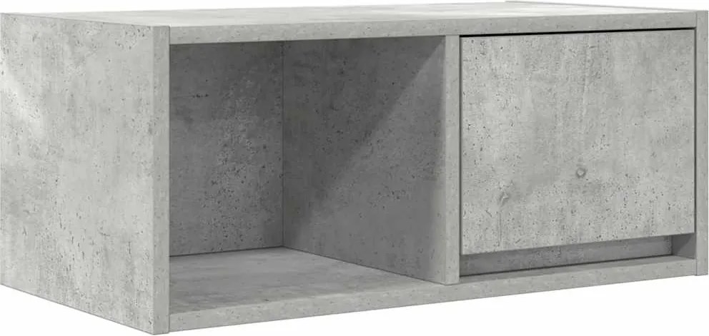 vidaXL betonszürke szerelt fa TV-szekrény 60x31x25,5 cm