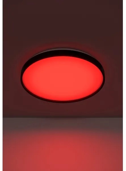 Eglo 300692-LED RGBW St. mennyezeti lámpatest MOZONCILLO-Z LED/28,3W/230V fekete + távirányító