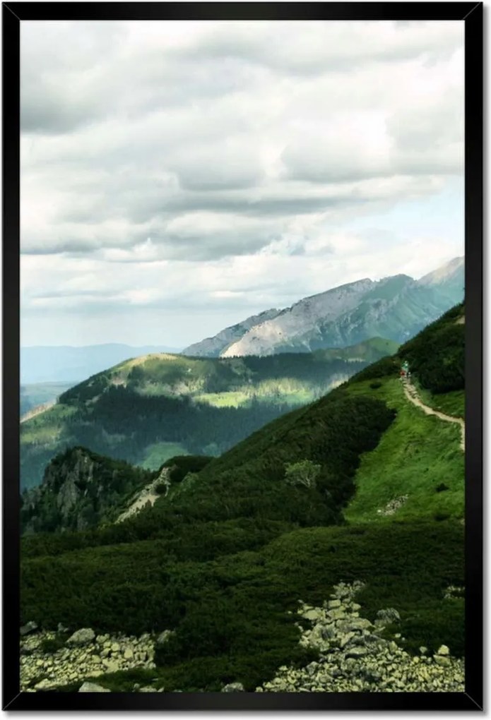 Poszterek keretben 40x60 Tátra Lengyel hegyek Kilátás