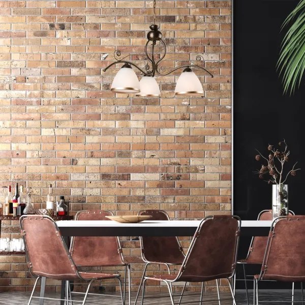 Csillár láncon RETRO II 3xE27/60W/230V