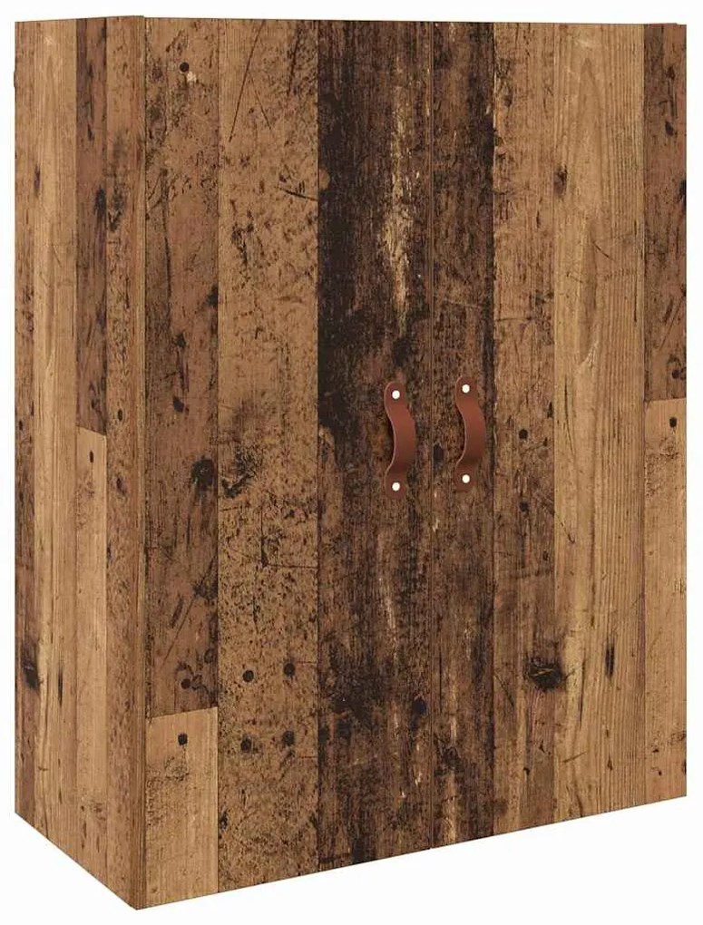 Fali szekrény Falra szerelhető Barna 69.5 x 34 x 90 cm Faanyag