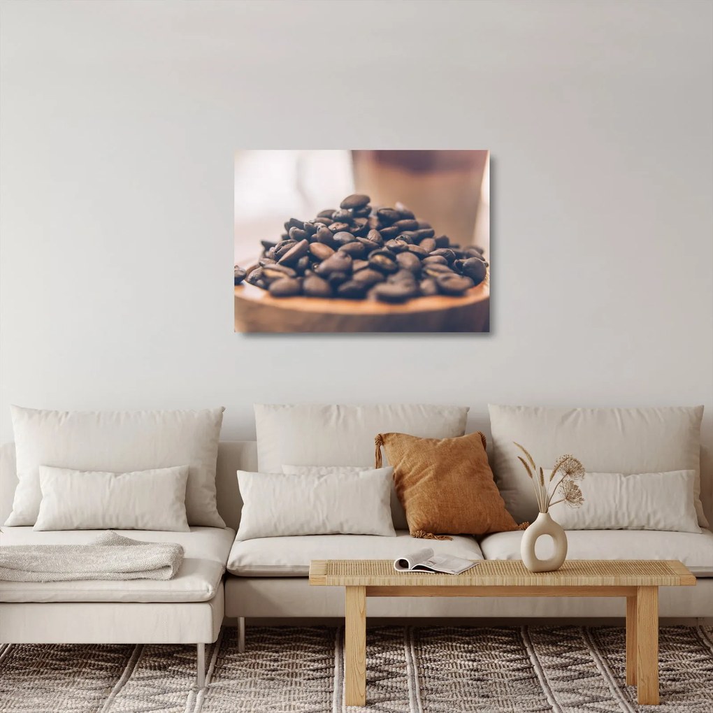 Kávé képe (üvegen) (70x50 cm)