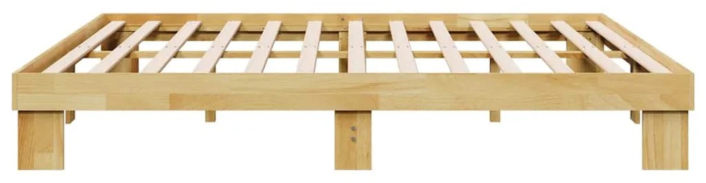 tömör tölgyfa ágykeret matrac nélkül 180 x 200 cm