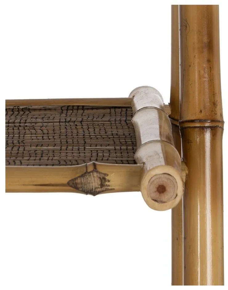 Natúr színű bambusz polcos állvány 48x152x50 cm Manali – Ixia