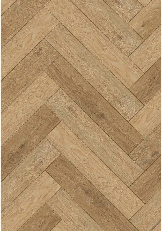 Mexen Sunset Hills vinil padlólapok halszálka 635 x 127 mm SPC 6,5 mm, alátét 1,5 mm, 4 V-horony, Tölgy