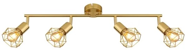 Globo 54802GB-4 - spotlámpa XARA I 4xE14/40W/230V arany