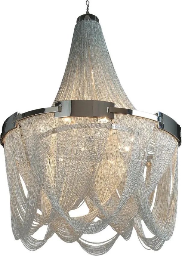 COSMOLIGHT P09109NI ROMA Modern Csillár Polírozott Nikkel E14 IP20