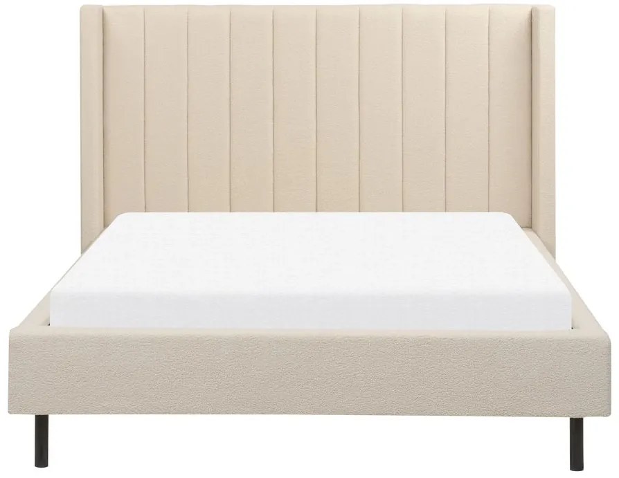 Franciaágy 140 cm Vue (bézs boucle) (ágyráccsal). 1076452