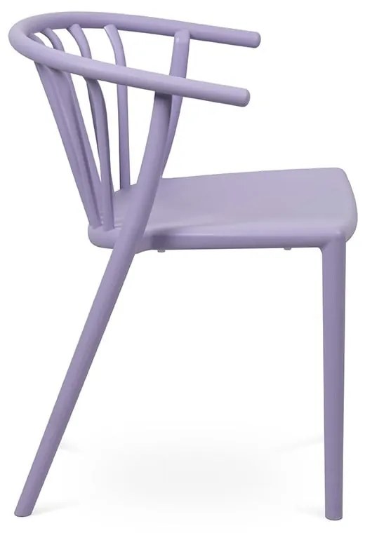 Levendula színű műanyag kerti szék Capri – Bonami Essentials