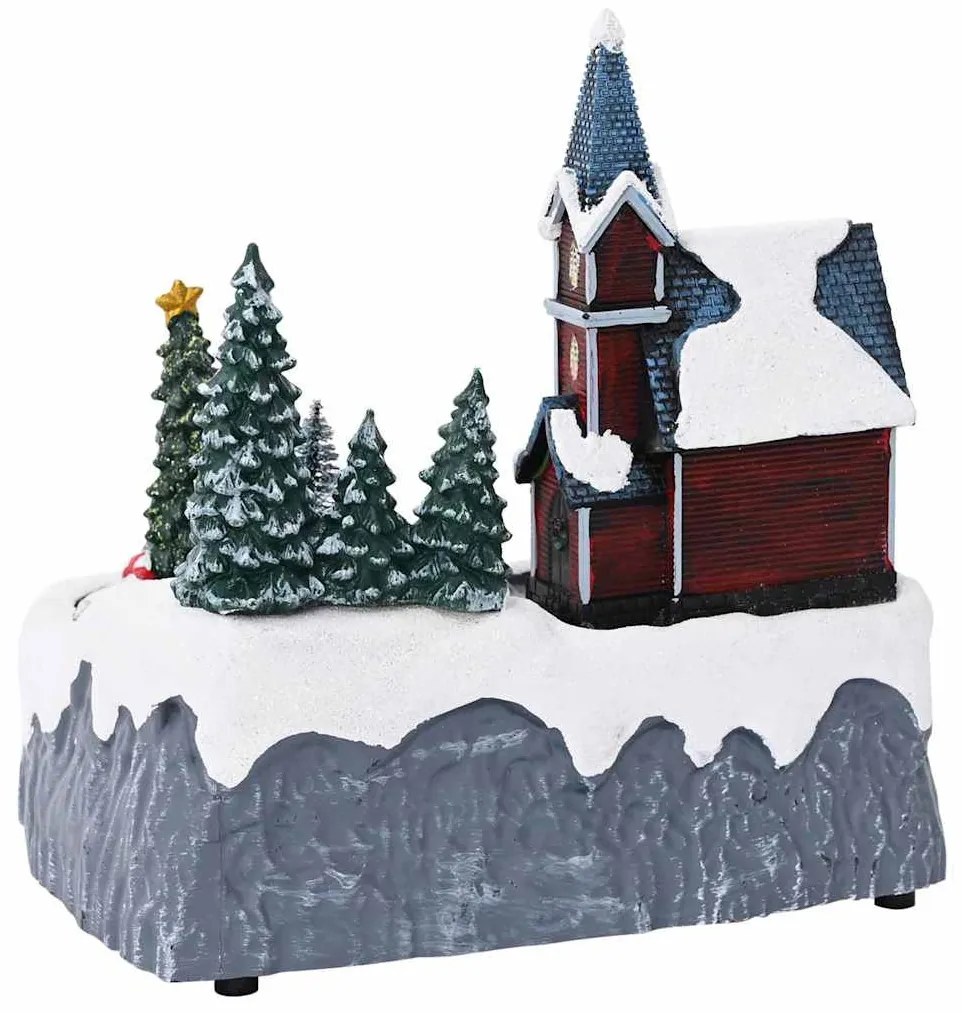 Karácsonyi Falu Sokszínű 20.5 x 17 x 21 cm Műanyag