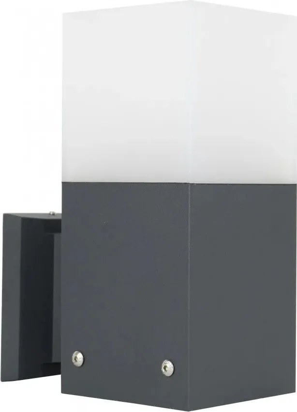 Kültéri kerti fali lámpa sötétszürke modern 22 cm Su-ma