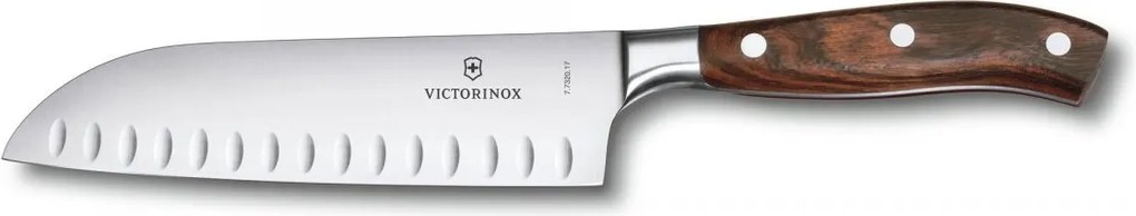 Santoku kés, bordázott penge, 17 cm 7.7320.17G Grand Maître Rosewood Colle