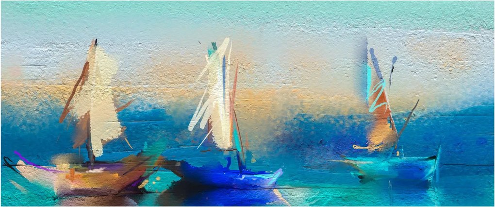 Kép - Tájképfestészet, festészet (120x50 cm)
