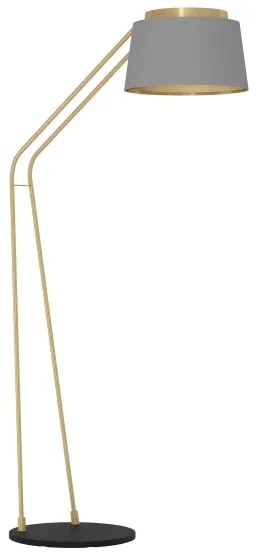 Eglo 390174 - Állólámpa ALMERIMAR 1xE27/40W/230V szürke/arany