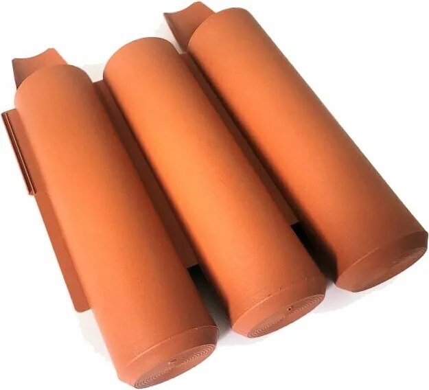 Kerti palánk - gyepszegély Maxi terrakotta, 2 m