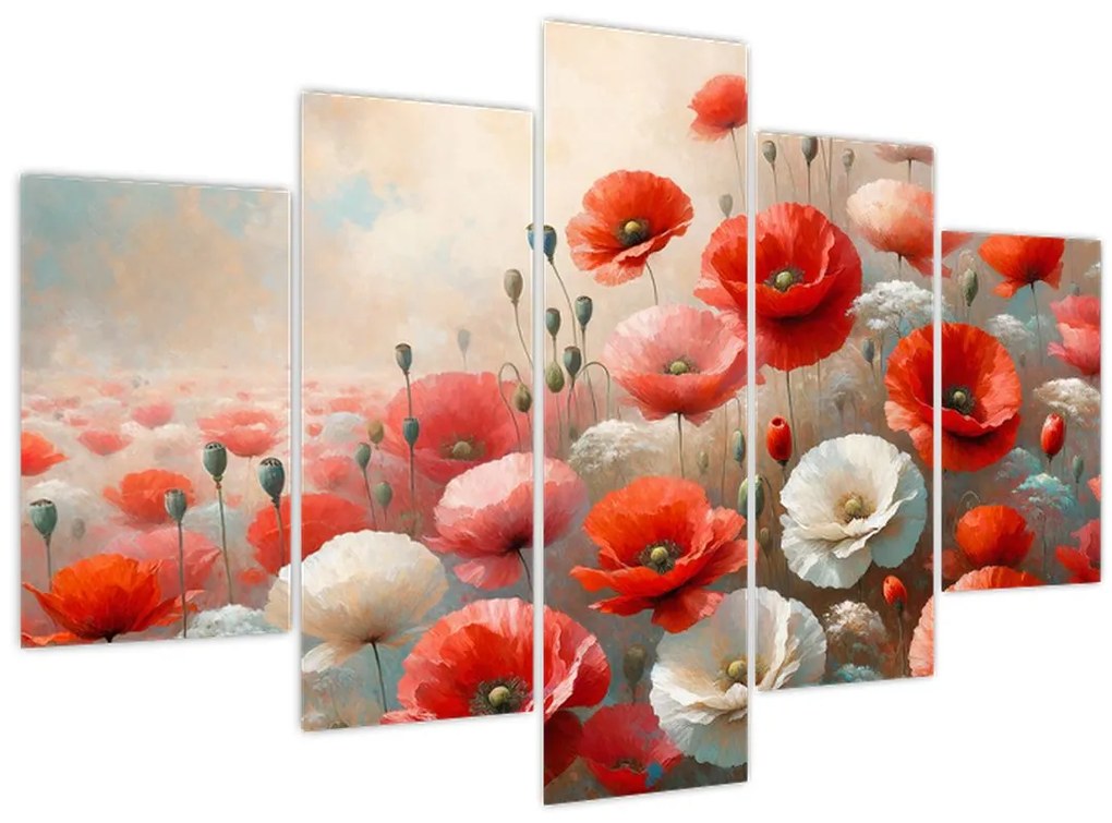 Kép - Pipacsok festménye (150x105 cm)