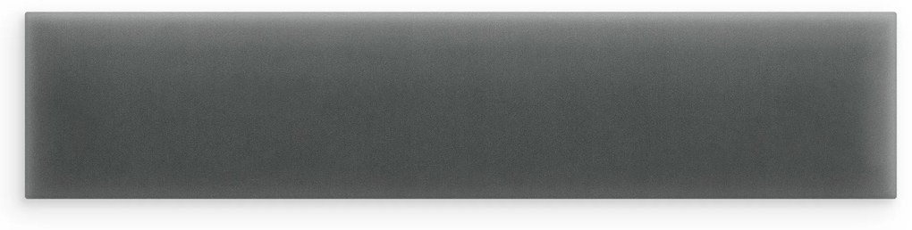 Bársony kárpitozott panel - Téglalap - 50x15cm Szín: Fekete