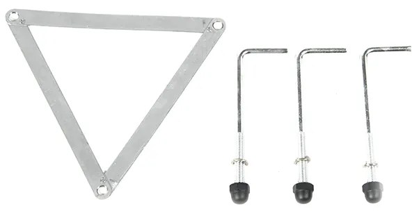 Rusztikus kültéri lámpa fekete 3-lámpás IP44 - Guardado